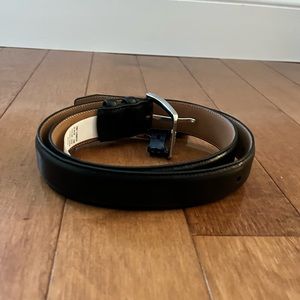 Haggar black small belt NWT